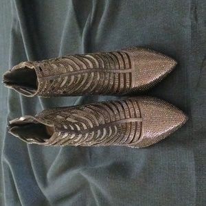 INC kacela cage bootie